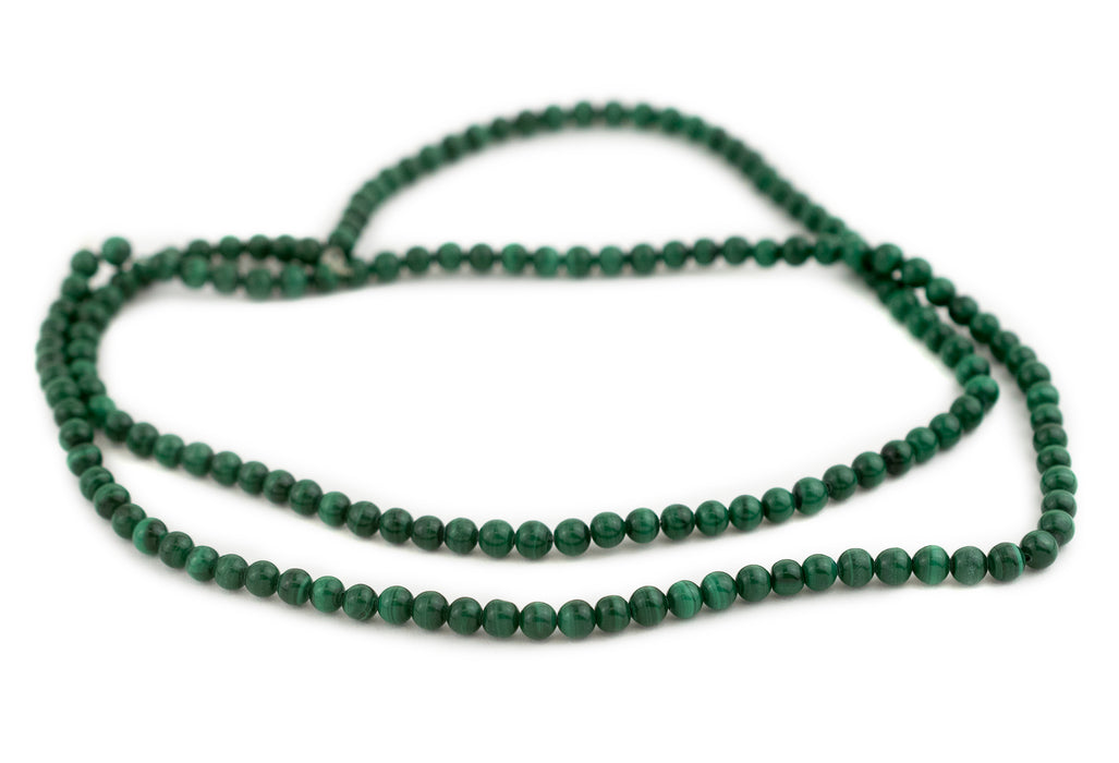 Round Malachite Beads (5mm) - The Bead Chest