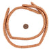 Copper Disk Natural Wood Beads (4x8mm) - The Bead Chest