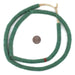 Green Vintage Czech Interlocking Snake Beads (9mm, Long Strand) - The Bead Chest