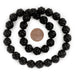 Carved Swirl Round Onyx Beads (12mm) - The Bead Chest