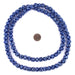 Blue & White Venetian-Style Skunk Beads (12mm, 36" Strand) - The Bead Chest