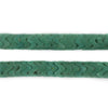 Green Vintage Czech Interlocking Snake Beads (9mm, Long Strand)