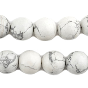 Round Howlite Beads (16mm)