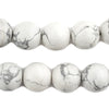 Round Howlite Beads (16mm)
