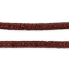 Brown Vintage Czech Interlocking Snake Beads (6mm, Long Strand)