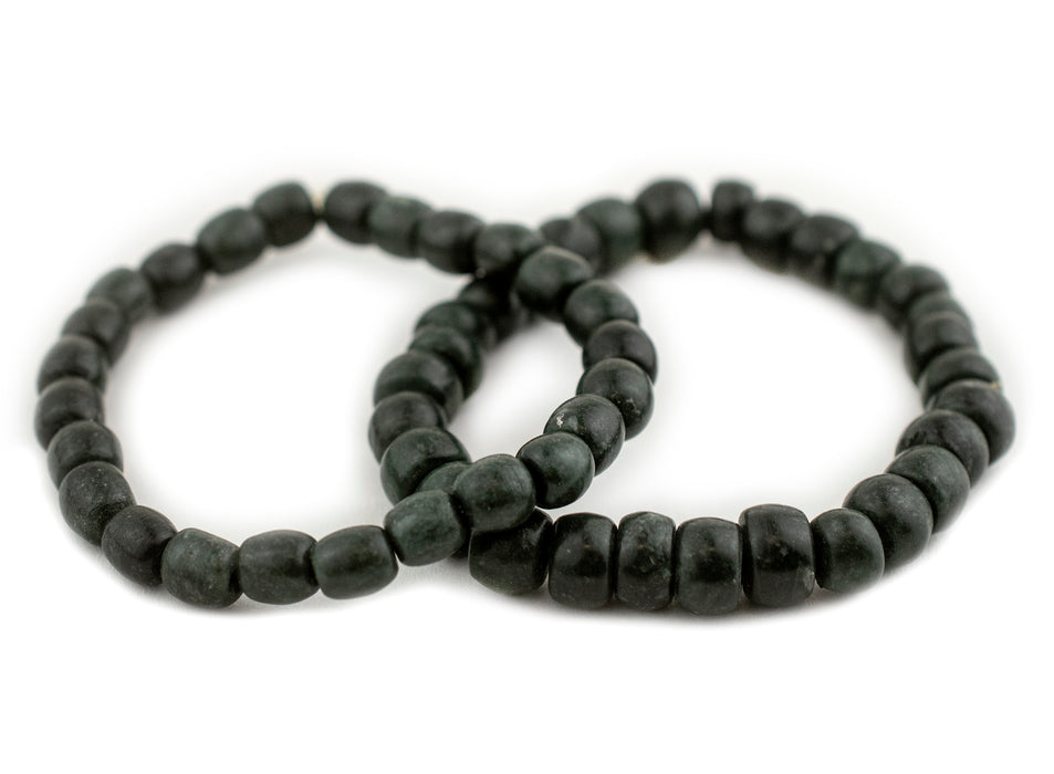 Dark Green Mayan Jade Bracelet (8mm) - The Bead Chest