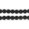 Carved Watermelon Round Onyx Beads (8mm)