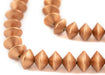 Copper Bicone Natural Wood Beads (10x15mm) - The Bead Chest