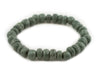 Natural Green Mayan Jade Bracelet (9mm)