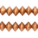 Copper Bicone Natural Wood Beads (10x15mm) - The Bead Chest