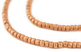 Copper Nugget Natural Wood Beads (5mm) - The Bead Chest