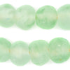 Jumbo Green Aqua Recycled Glass Beads (23mm)