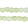 Pastel Green Recycled Glass Beads (11mm)