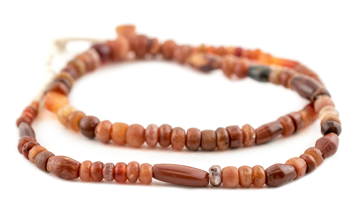 Ancient Mali Carnelian Stone Beads #14572 - The Bead Chest