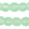 Jumbo Pastel Green Recycled Glass Beads (23mm)