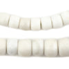 Mayan Marble White Stone Beads (Graduated)