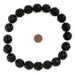 Carved Swirl Round Onyx Beads (20mm) - The Bead Chest