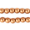 Copper Round Natural Wood Beads (10mm)