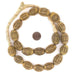 Basket Design Ghana Brass Filigree Oval Beads (22x16mm) - The Bead Chest