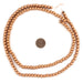 Copper Round Natural Wood Beads (6mm) - The Bead Chest