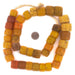 Old Yellow & Orange Cylinder Tomato Beads - The Bead Chest