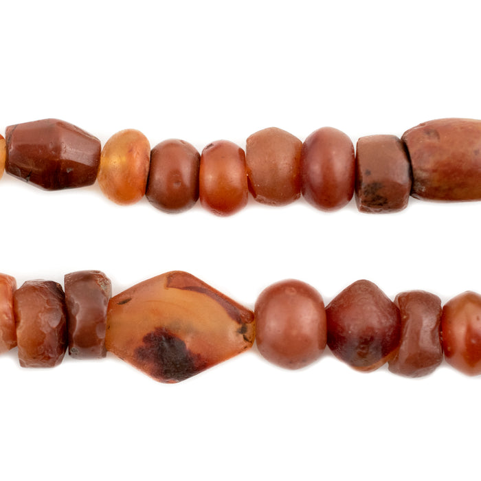 Ancient Mali Carnelian Stone Beads #14569 - The Bead Chest