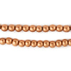 Copper Round Natural Wood Beads (6mm)