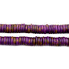 Garnet Purple Bone Button Beads (8mm)