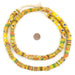 Yellow Medley Krobo Beads - The Bead Chest