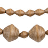 Brown Recycled Paper Beads from Uganda (Large)