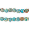 Matte Turquoise Sea Sediment Jasper Beads (8mm)