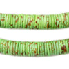 Peridot Green Bone Button Beads (12mm)