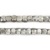 Silver Diamond Cut Beads (7mm, Large Hole)