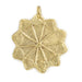 Brass 10-Point Baule Star Pendant (41x47mm) - The Bead Chest