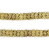 Rare Antique Translucent Yellow Interlocking Snake Beads (6mm)