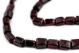 Rectangular Garnet Beads (6mm) - The Bead Chest