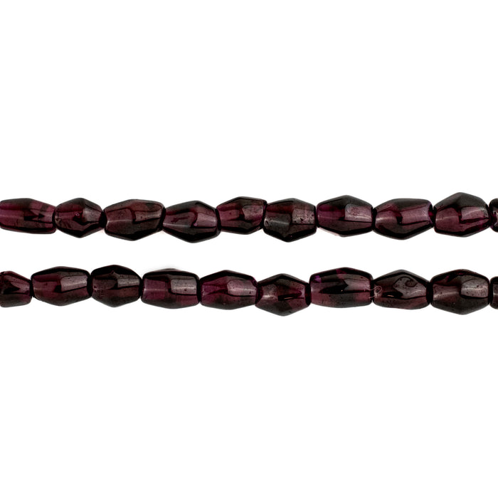 Bicone Garnet Beads (4-6mm) - The Bead Chest