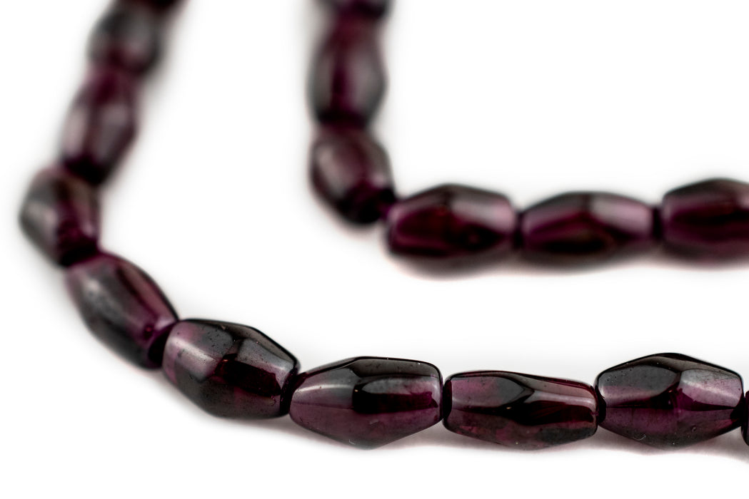 Bicone Garnet Beads (5-7mm) - The Bead Chest