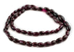 Oval Garnet Beads (10x6mm) - The Bead Chest