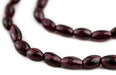 Oval Garnet Beads (10x6mm) - The Bead Chest