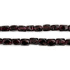 Faceted Rectangle Garnet Beads (6mm)