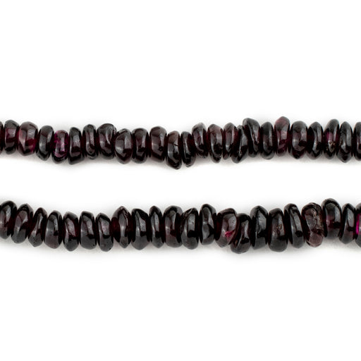 Graduated Rondelle Garnet Beads (5-8mm) - The Bead Chest