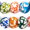 Jumbo Multicolor Fused Recycled Glass Beads (23mm)