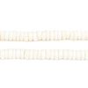 White Bone Button Beads (6mm)
