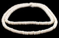 White Bone Button Beads (6mm) - The Bead Chest