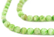 Lime Green Binta Banji Kakamba Beads #13112 - The Bead Chest