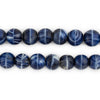 Cobalt Blue Binta Banji Kakamba Beads #13113
