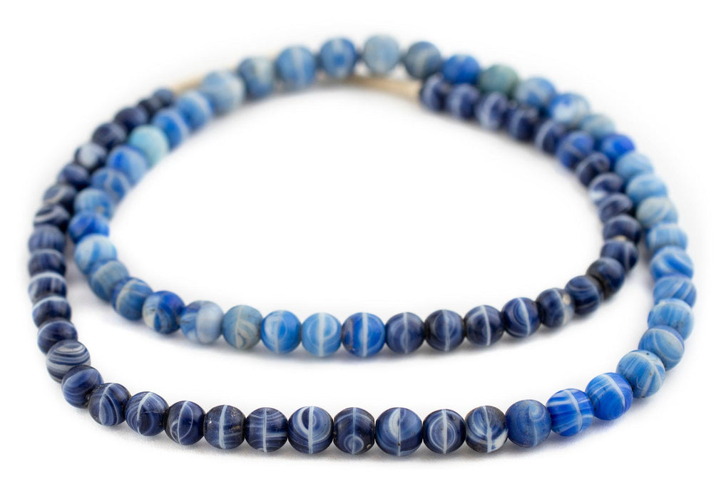 Blue Binta Banji Kakamba Beads #13117 - The Bead Chest