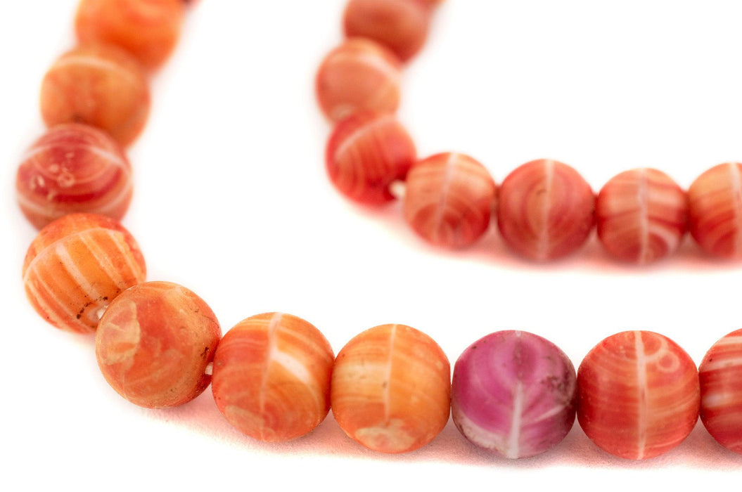 Red Binta Banji Kakamba Beads #13119 - The Bead Chest