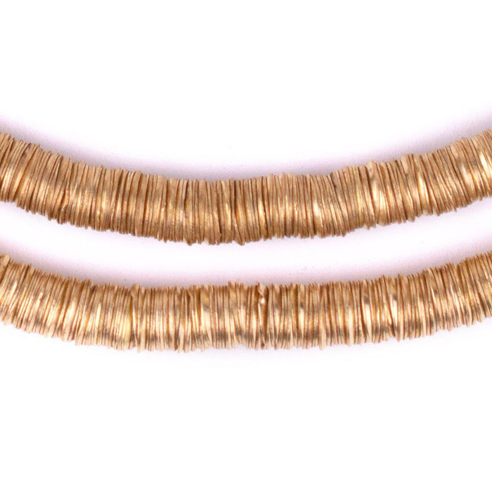 Gold Interlocking Crisp Beads (8mm) - The Bead Chest